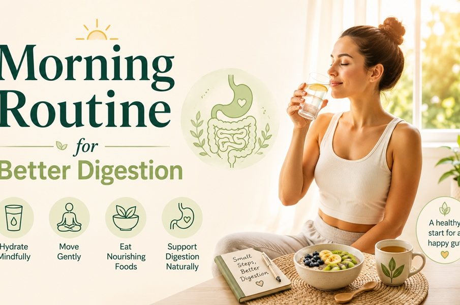 morning routine for better digestion